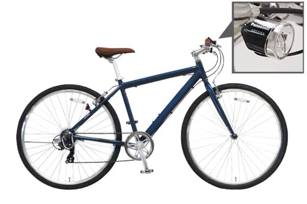 Amazon | 自転車 クロスバイク LEDライト付きcyma primer 700C 7